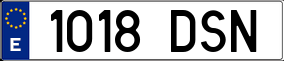 Truck License Plate